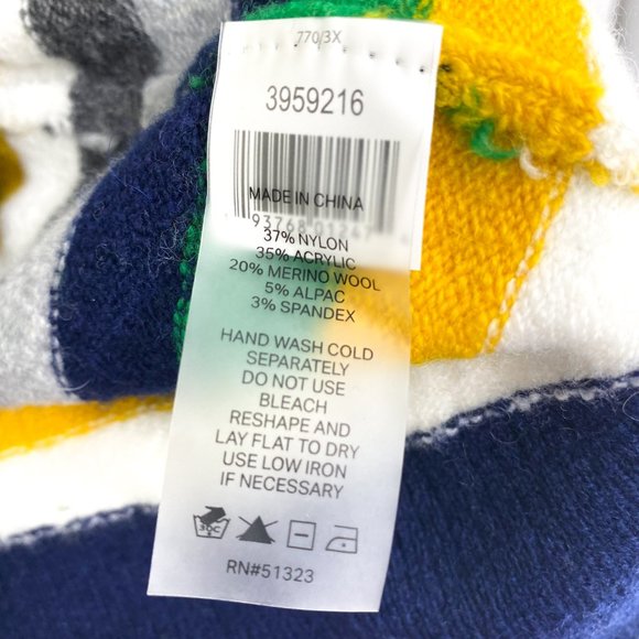 COURT & ROWE Wool Blend Striped Sweater - Picture 16 of 16